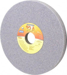 Norton - 8" Diam x 1-1/4" Hole x 3/4" Thick, I Hardness, 46 Grit Surface Grinding Wheel - Aluminum Oxide, Type 5, Coarse Grade, 3,105 Max RPM, Vitrified Bond, One-Side Recess - Exact Tool & Supply