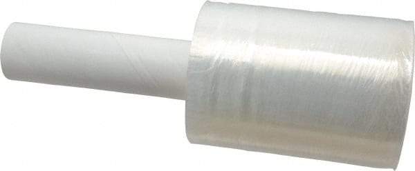 Stretch Associates - 5" x 1,000' 80 Gauge Clear Hand Held Stretch & Pallet Wrap with Extended Core - 80 Gauge, Clear - Exact Tool & Supply