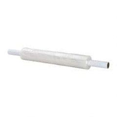Stretch Associates - 20" x 1,000' 70 Gauge Clear Hand Held Stretch & Pallet Wrap with Extended Core - 70 Gauge, Clear - Exact Tool & Supply