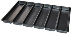 Kennedy - Tool Box Durable ABS Plastic Organizer - 23" Wide x 16-1/2" Deep x 2" High, Black, For 27" Wide Roller Cabinets - Exact Tool & Supply