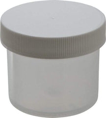 Dynalon Labware - 2 oz Jar - Polypropylene, Translucent, 1.77" High x 2.09" Diam, 2.09" Cap - Exact Tool & Supply