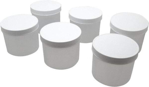 Dynalon Labware - 32 oz Jar - Polypropylene, Translucent, 3.89" High x 4.72" Diam, 4.72" Cap - Exact Tool & Supply