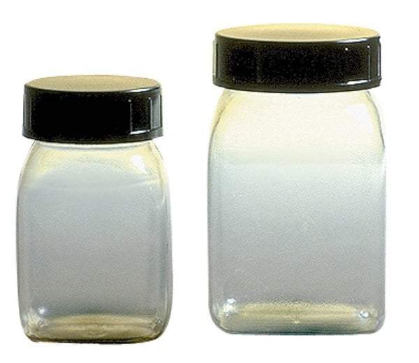 Dynalon Labware - 2,000 mL Wide-Mouth Bottle - PVC, Clear, 7.48" High x 2.76" Diam, 2.76" Cap - Exact Tool & Supply