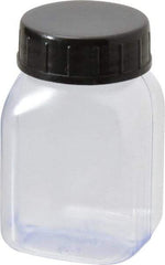 Dynalon Labware - 50 mL Wide-Mouth Bottle - PVC, Clear, 2.36" High x 0.98" Diam, 0.98" Cap - Exact Tool & Supply