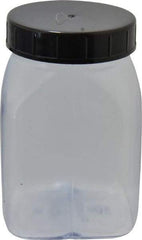 Dynalon Labware - 200 mL Wide-Mouth Bottle - PVC, Clear, 3.42" High x 1.69" Diam, 1.69" Cap - Exact Tool & Supply