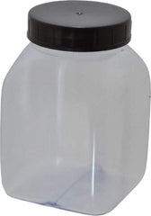 Dynalon Labware - 300 mL Wide-Mouth Bottle - PVC, Clear, 3.74" High x 1.65" Diam, 1.65" Cap - Exact Tool & Supply