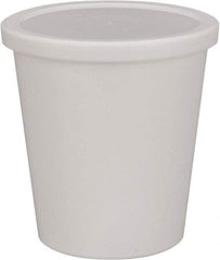 Dynalon Labware - 7.5 oz Disposable Container - PPCO, White, 2-3/4" High x 2-3/4" Diam, 3/4" Cap - Exact Tool & Supply