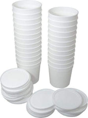 Dynalon Labware - 16 oz Disposable Container - PPCO, White, 3-5/8" High x 2-3/4" Diam, 3/4" Cap - Exact Tool & Supply