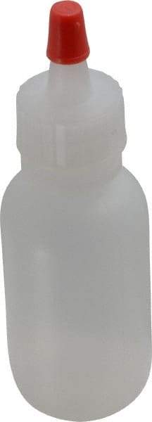 Dynalon Labware - 30 mL Dispensing Bottle - Polyethylene, Translucent, 3-3/4" High x 1-1/4" Diam, 3/4" Cap - Exact Tool & Supply