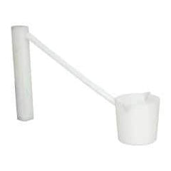 Dynalon Labware - 250 ml Polyethylene Short Dipper - 9" Long Handle - Exact Tool & Supply