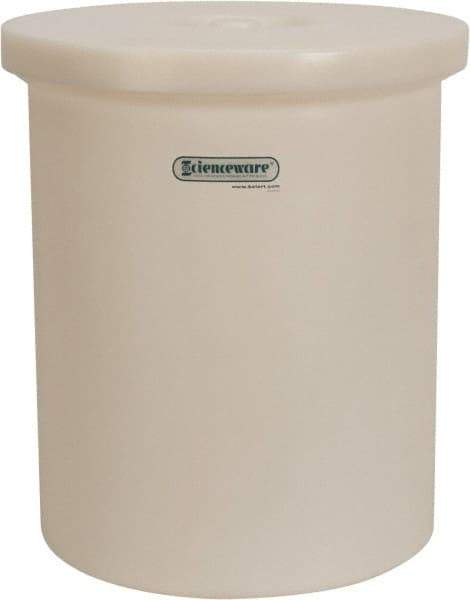 Bel-Art - 15 Gal Jar - Polyethylene, Translucent, 20-1/2" High, 3/4" Cap - Exact Tool & Supply
