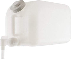 Bel-Art - 5 Gal Carboy - Polyethylene, White, 15" Diam, 3/4" Cap - Exact Tool & Supply