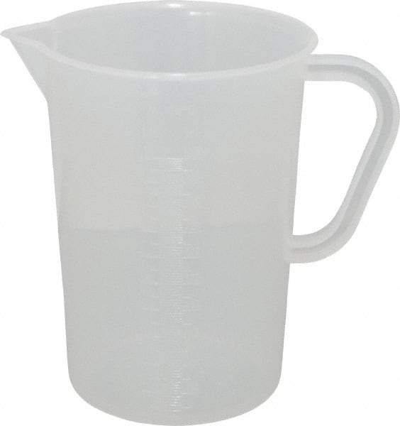 Bel-Art - 1,000 ml Polypropylene Graduated Pitcher - 50 ml Graduation, x 6-1/2" High - Exact Tool & Supply