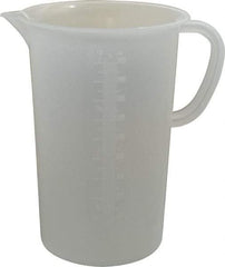 Bel-Art - 2,000 ml Polypropylene Graduated Pitcher - 100 ml Graduation, x 8-1/2" High - Exact Tool & Supply