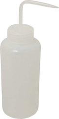 Bel-Art - 32 oz Wide-Mouth Bottle - Polyethylene, Translucent, 53mm Cap - Exact Tool & Supply
