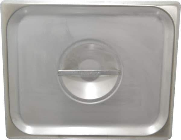 VOLLRATH - 12.8" Long x 10.4" Wide, Rectangular Stainless Steel Lid - Use with Food Pan - Exact Tool & Supply