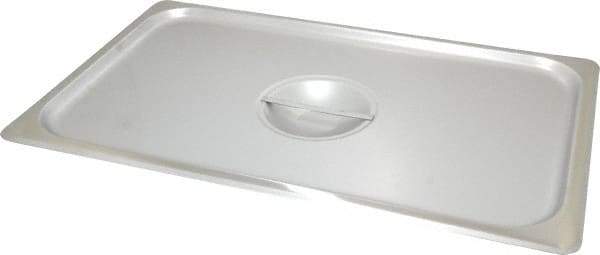 VOLLRATH - 20.8" Long x 12.8" Wide, Rectangular Stainless Steel Lid - Use with Food Pan - Exact Tool & Supply