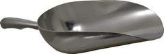 VOLLRATH - 40 oz Silver Cast Aluminum Round Bottom Scoop - 4.8" Wide Bowl, 3.6" Handle Length, 12.8" OAL - Exact Tool & Supply
