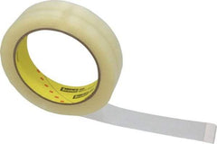 3M - 1" x 72 Yd Clear Acrylic Adhesive Packaging Tape - Vinyl Backing, 2.3 mil Thick, 28 Lb Tensile Strength, Series 600 - Exact Tool & Supply