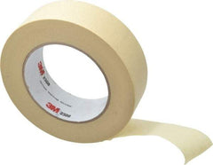 3M - 1-1/2" Wide x 60 Yd Long Tan Paper Masking Tape - Series 2308, 5.3 mil Thick, 22 In/Lb Tensile Strength - Exact Tool & Supply