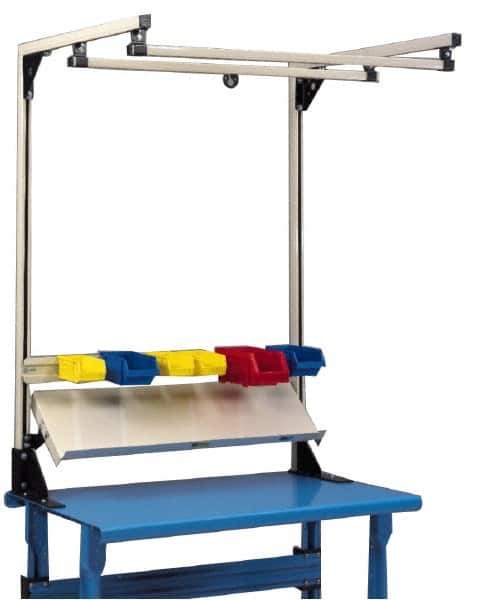 Qualtech - Steel Workbench & Workstation Shelf - Use with Hubbell SKB-030560 6' Twin Bench Rail Kit - Exact Tool & Supply