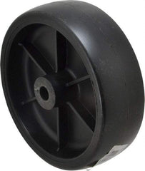 Fairbanks - 6 Inch Diameter x 2 Inch Wide, Polyolefin Caster Wheel - 675 Lb. Capacity, 2-1/4 Inch Hub Length, 1/2 Inch Axle Diameter, Plain Bearing - Exact Tool & Supply