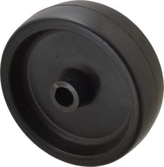 Fairbanks - 6 Inch Diameter x 2 Inch Wide, Polyolefin Caster Wheel - 650 Lb. Capacity, 2-3/16 Inch Hub Length, 3/4 Inch Axle Diameter, Plain Bearing - Exact Tool & Supply