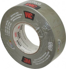 3M - 2" x 55m Green Duct Tape - 10.7 mil, Rubber Adhesive, Polyethylene Film Backing, 32 Lb/ln Tensile Strength, 200°F Max, Series 6969 - Exact Tool & Supply