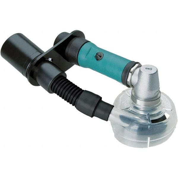 Dynabrade - 3" Max Disc, 15,000 RPM, Pneumatic Handheld Disc Sander - 21 CFM, 1/4 NPT Inlet, 0.4 hp, 90 psi - Exact Tool & Supply