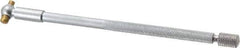 SPI - 5/16 to 1/2 Inch, 4.2 Inch Overall Length, Telescoping Gage - 4 Inch Long Handle, Hardened Tool Steel, Satin Chrome Finish and TiN Coated Working Faces - Exact Tool & Supply