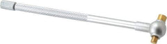 SPI - 1/2 to 3/4 Inch, 4.4 Inch Overall Length, Telescoping Gage - 4 Inch Long Handle, Hardened Tool Steel, Satin Chrome Finish and TiN Coated Working Faces - Exact Tool & Supply