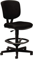Hon - Swivel & Adjustable Stools Type: Adjustable Height Stool Base Type: Swivel - Exact Tool & Supply