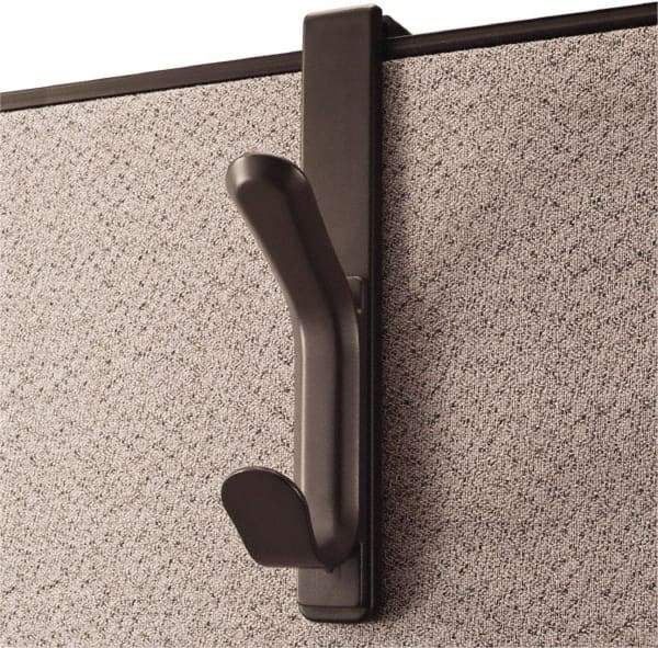 UNIVERSAL - 1 Hooks, 1.13" Long x 6" Deep, Plastic Over the Panel Hook - 7" High - Exact Tool & Supply