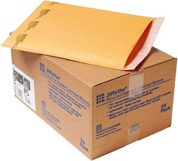 Sealed Air - 16" Long x 10" Wide Self Seal Jiffylite Mailer - Exact Tool & Supply