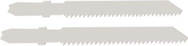 Disston - 3-1/2" Long, 12 Teeth per Inch, Bi-Metal Jig Saw Blade - Toothed Edge, 0.06" Thick, U-Shank, Raker Tooth Set - Exact Tool & Supply