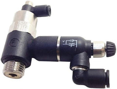 Legris - Speed & Flow Control Valves   Valve Type: Piloted Non-Return w/Flow Regulator & Exhaust    Male Thread Size: 1/4 - Exact Tool & Supply