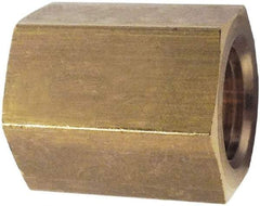 Legris - 3/4 Female Thread, Brass Industrial Pipe Coupling - FBSPP, 3,626 psi - Exact Tool & Supply