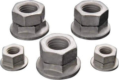 DISC-LOCK - 3/8-24 UNF Grade 8 Steel Free Spinning Hex Lock Nut - Magni 565 Finish - Exact Tool & Supply
