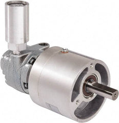 Gast - 0.32 hp Reversible Face Air Actuated Motor - 15:1 Gear Ratio, 350 Max RPM, 1.38" Shaft Length, 1/2" Shaft Diam - Exact Tool & Supply