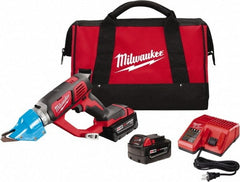 Milwaukee Tool - 3,000 SPM, 18 Volt, Inline Handle, Handheld Cordless Shear - Exact Tool & Supply