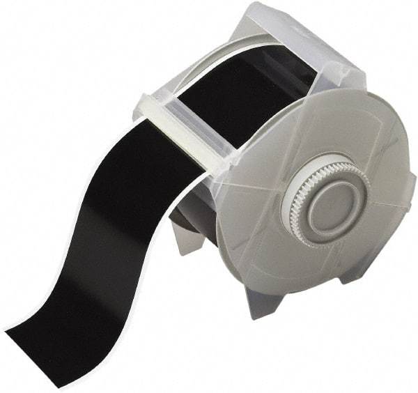 Brady - 2-1/4" Wide x 1,200" Long, Black Vinyl Tape - For Globalmark Industrial Labeling System - Exact Tool & Supply