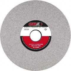 Camel Grinding Wheels - 7" Diam x 1-1/4" Hole x 1" Thick, H Hardness, 46 Grit Surface Grinding Wheel - Aluminum Oxide, Type 5, Medium Grade, Vitrified Bond, One-Side Recess - Exact Tool & Supply