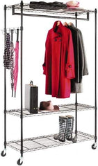 ALERA - 48" Wide, 75 High, Open Shelving Accessory/Component - Steel, 18" Deep - Exact Tool & Supply