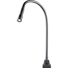 Waldmann Lighting - Machine Lights; Machine Light Style: Gooseneck ; Mounting Type: Screw Mount ; Wattage: 3 ; Voltage: 95-250 VAC ; Cord Length (Feet): 9.8 ; Lens Material: Glass - Exact Tool & Supply