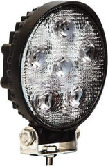 Buyers Products - 12 to 24 Volt, Clear Flood Beam Light - 1.5 Amps, 1,350 Lumens, 6 LED Lamp - Exact Tool & Supply