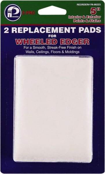 Premier Paint Roller - 5" Paint Pad - For Wheeled Edgers - Exact Tool & Supply