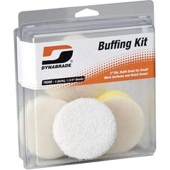 Dynabrade - 3" Diam Buffing Kit - Backing Pad Attachment - Exact Tool & Supply