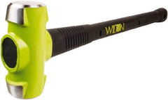 Wilton - 4 Lb Head, 24" Long Sledge Hammer - Steel Head, Steel Handle with Grip - Exact Tool & Supply