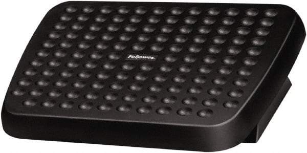 FELLOWES - 17-5/8 Inch Wide, 3-3/4 to 3-3/4 Inch High Footrest - Graphite, 3.66 Lbs. Shipping Weight - Exact Tool & Supply