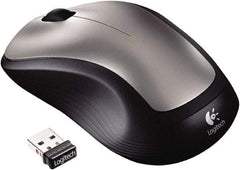 Logitech - Silver Mouse - Use with Windows XP, Vista, 7, 8 - Exact Tool & Supply